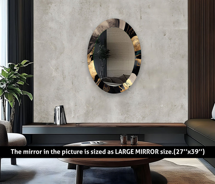 Decorative wall mirror with a minimalist frame to complement both modern and classic interiors
