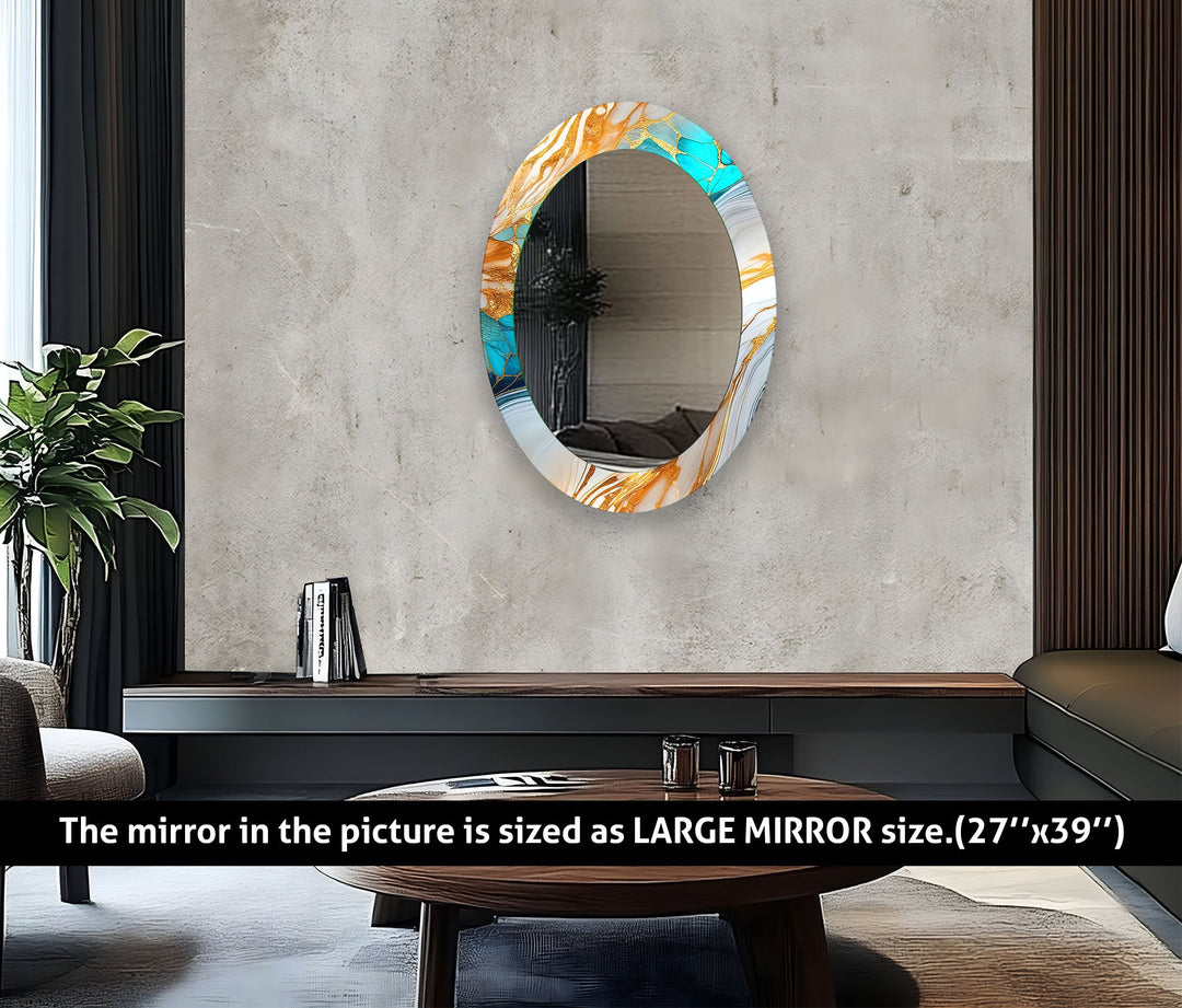 Decorative wall mirror showcasing minimalist elegance for a timeless addition to any room
