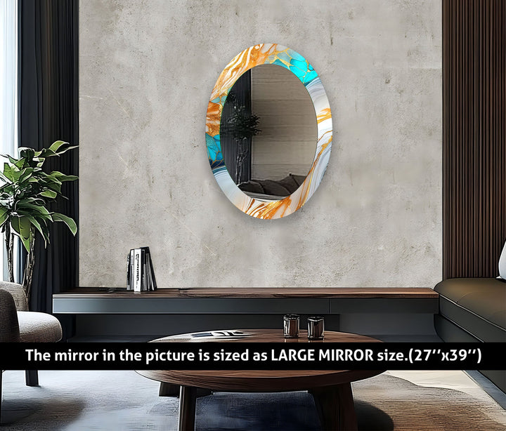 Decorative wall mirror showcasing minimalist elegance for a timeless addition to any room
