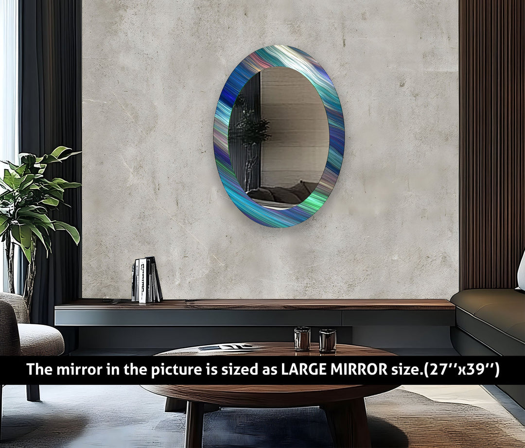 Decorative wall mirror with a minimalist frame to complement both modern and classic interiors
