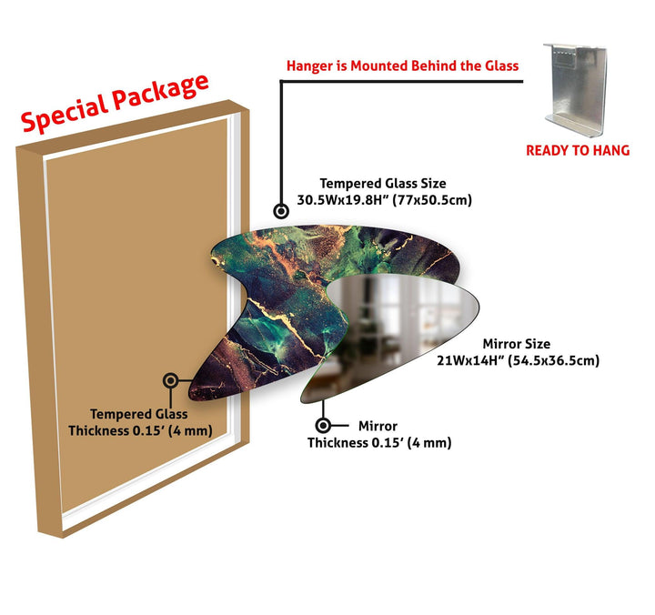 Space Abstract Wall Mirror
