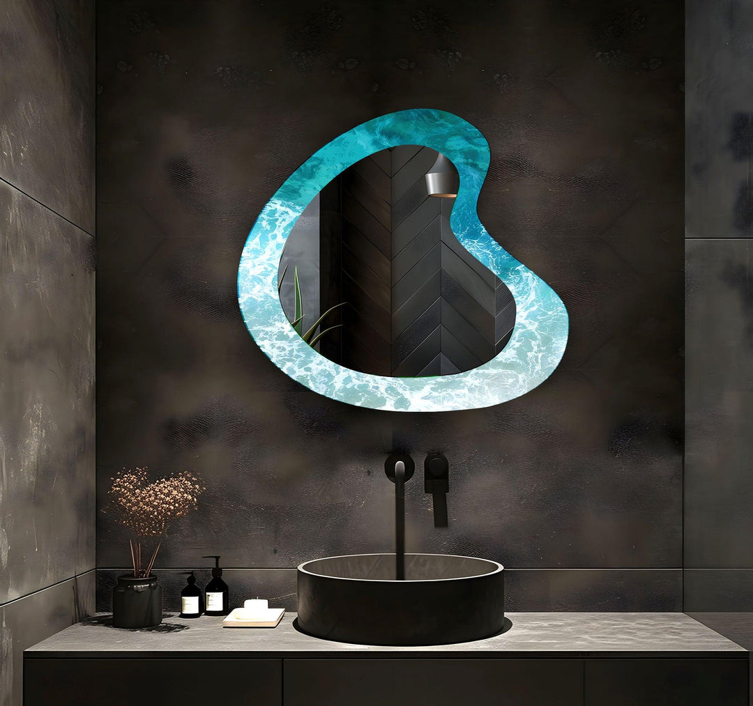 Stylish wall mirrors designed to reflect light and create depth in any room
