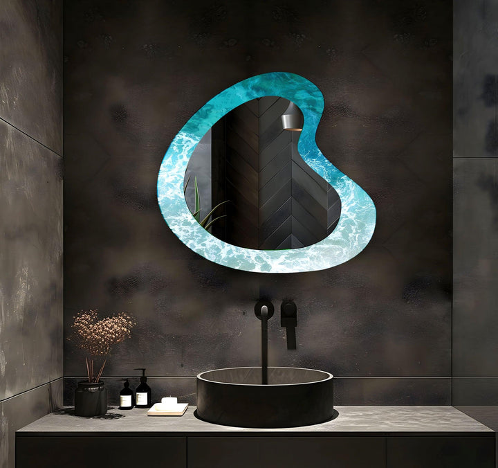 Stylish wall mirrors designed to reflect light and create depth in any room
