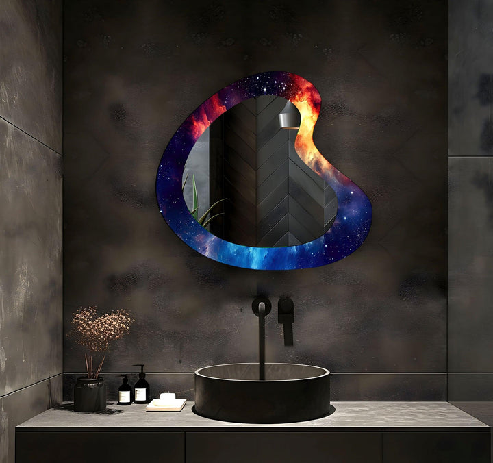Mirrored wall art showcasing creative shapes and patterns to elevate your wall decor
