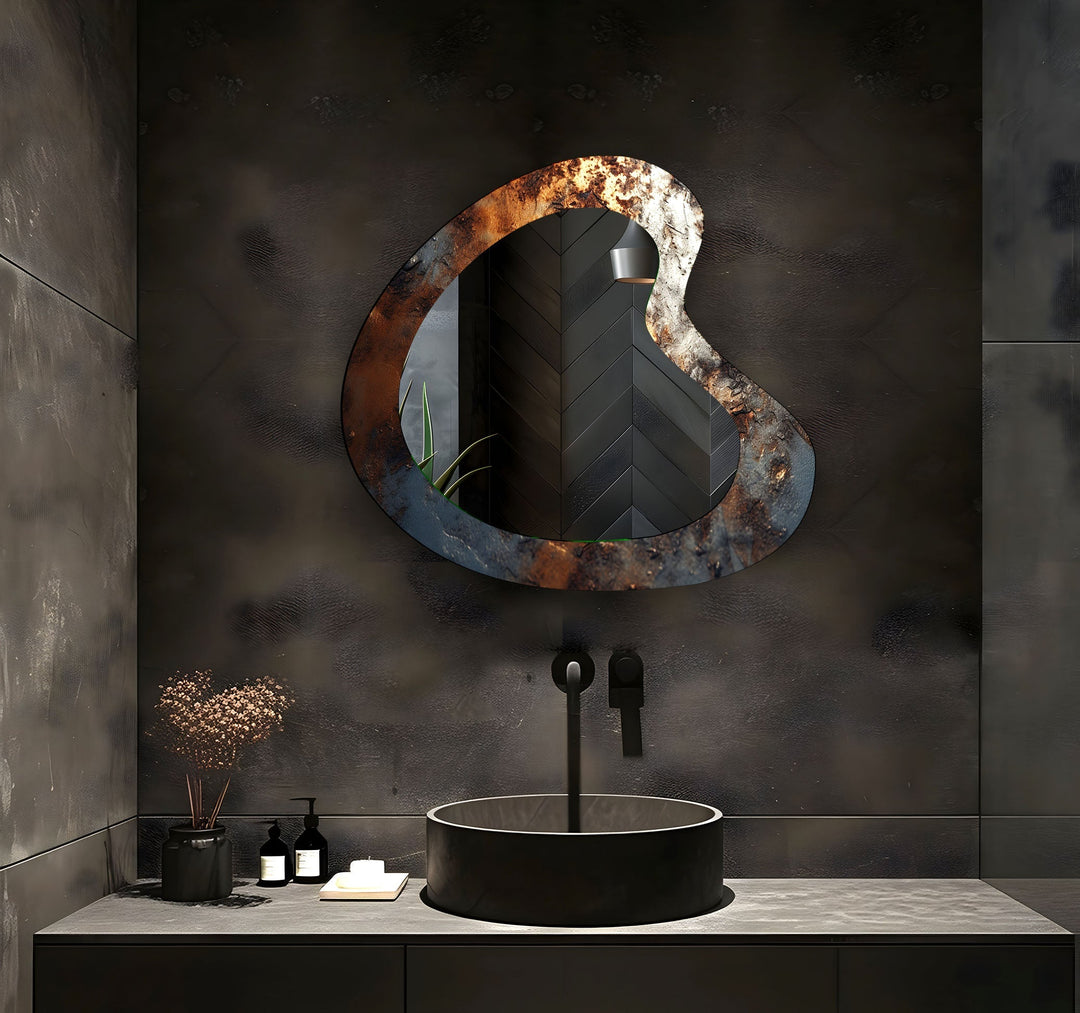 Decorative wall mirror featuring elegant details to enhance your home’s ambiance
