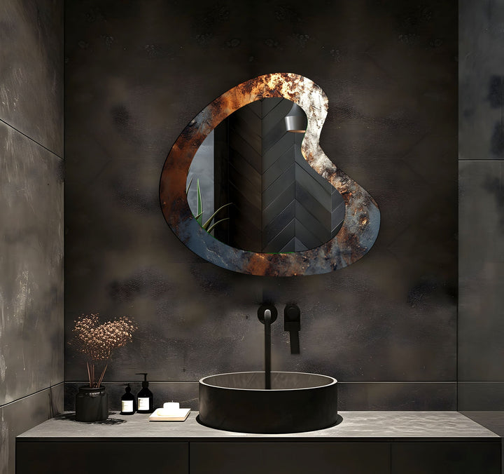 Decorative wall mirror featuring elegant details to enhance your home’s ambiance
