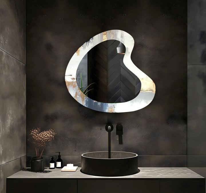 Wall mirrors with artistic frames that serve as both functional and decorative pieces