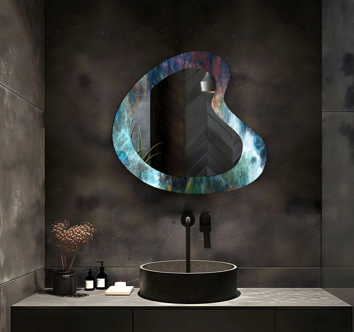 Decorative wall mirror with an ornate frame to add a touch of luxury to your decor
