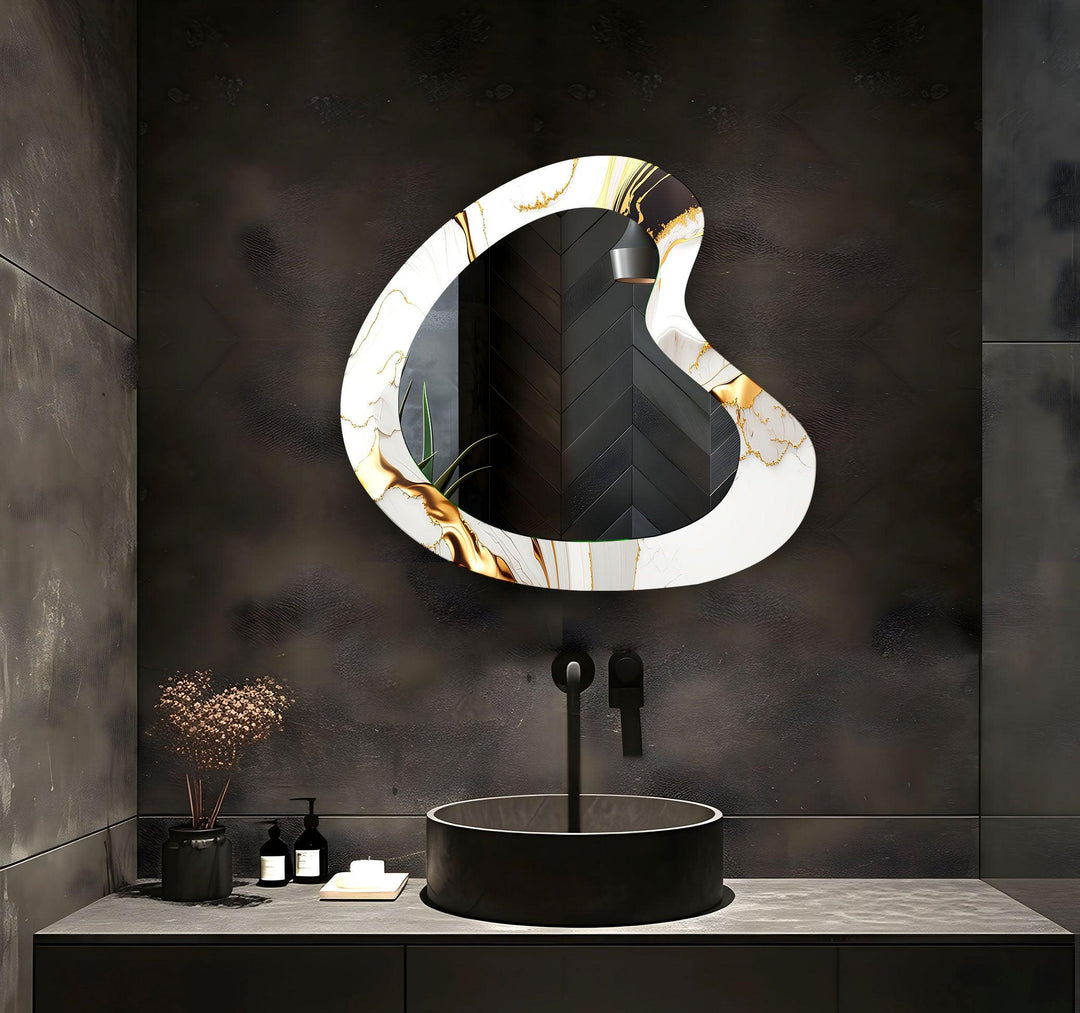 Decorative wall mirror perfect for adding a touch of modern elegance to your home
