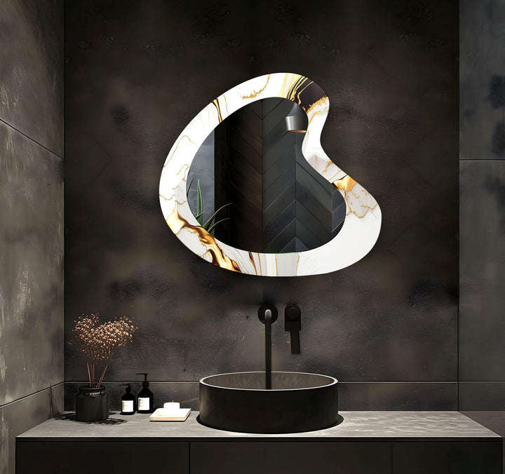 Decorative wall mirror perfect for adding a touch of modern elegance to your home

