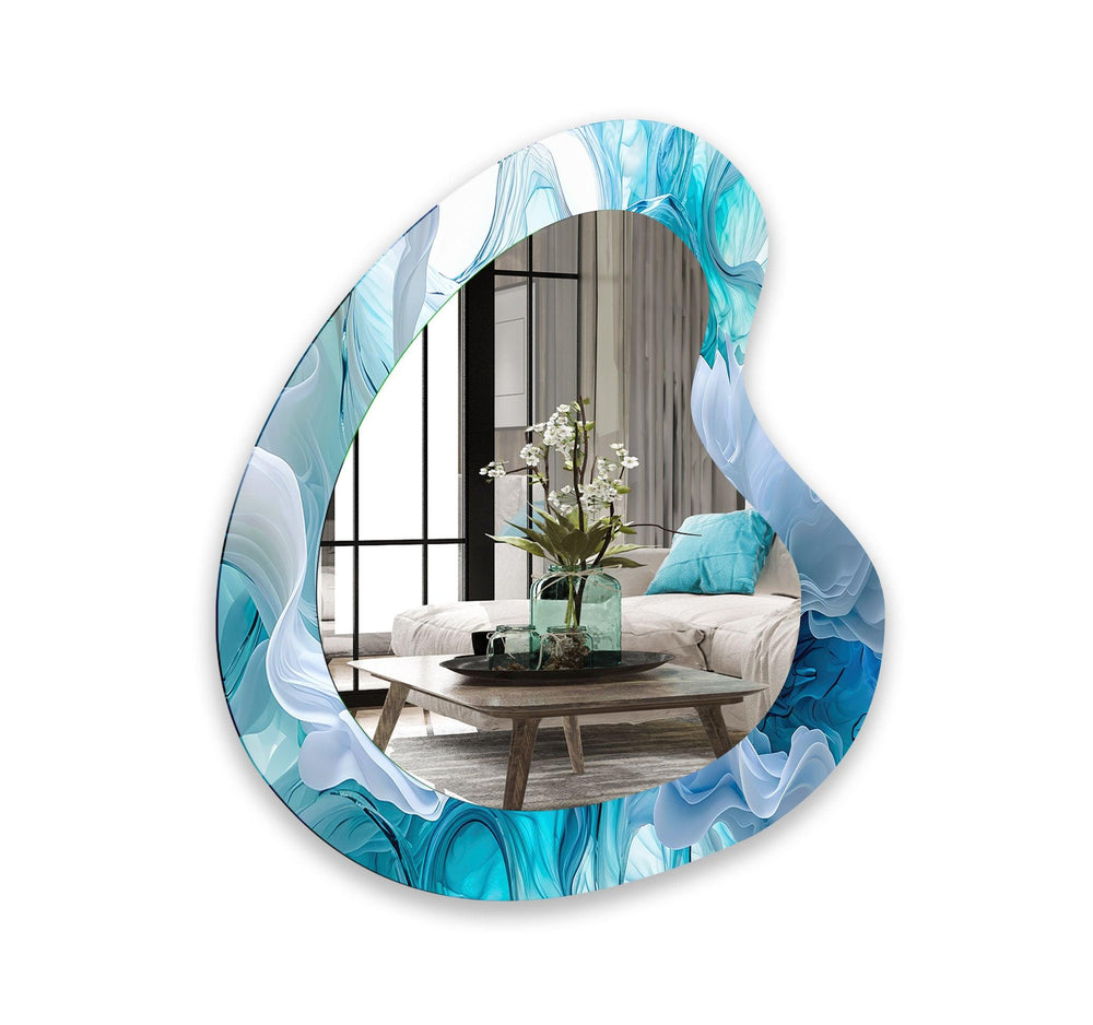 Mirror wall art featuring unique designs that blend functionality with artistic elegance
