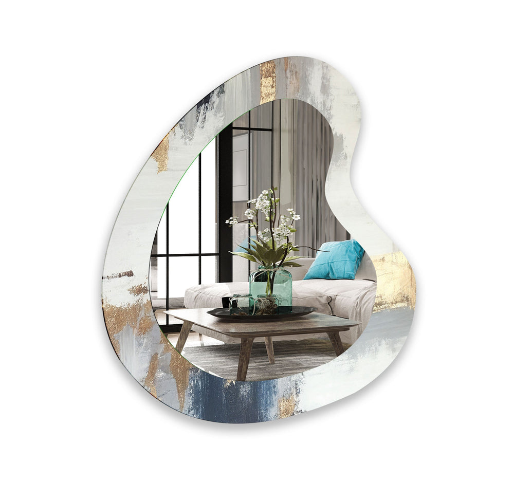 Decorative wall mirror with a minimalist frame to complement both modern and classic interiors
