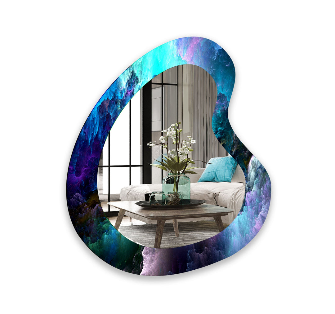 Mirror wall decor with creative frames and reflective details to elevate your home interior
