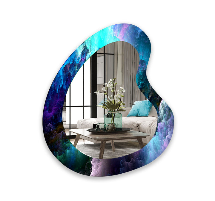 Mirror wall decor with creative frames and reflective details to elevate your home interior
