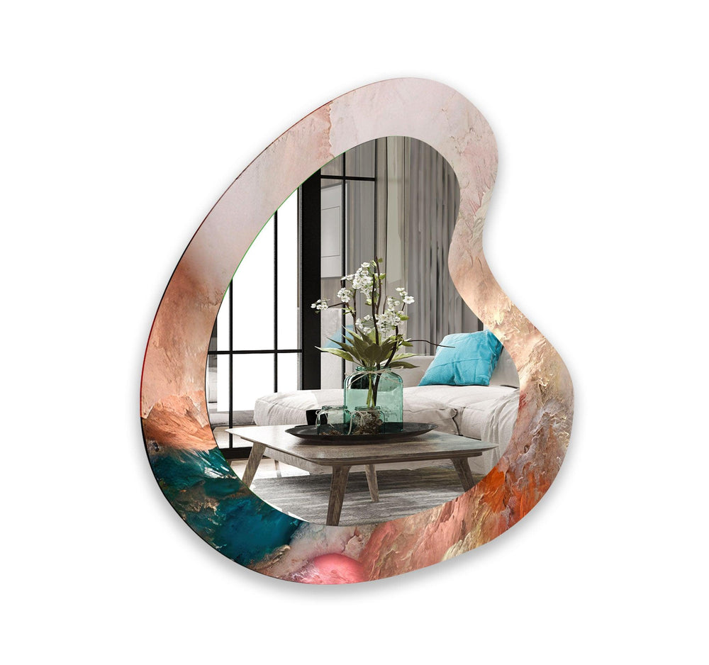 Decorative wall mirror blending timeless charm with contemporary style for versatile decor
