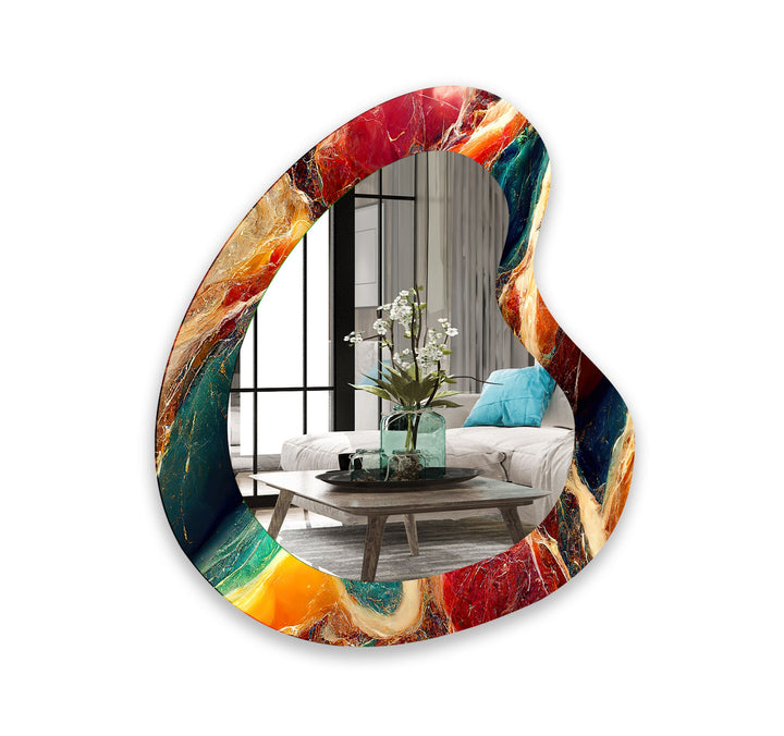 Wall mirrors featuring sleek lines and creative frames to bring modern charm to your decor

