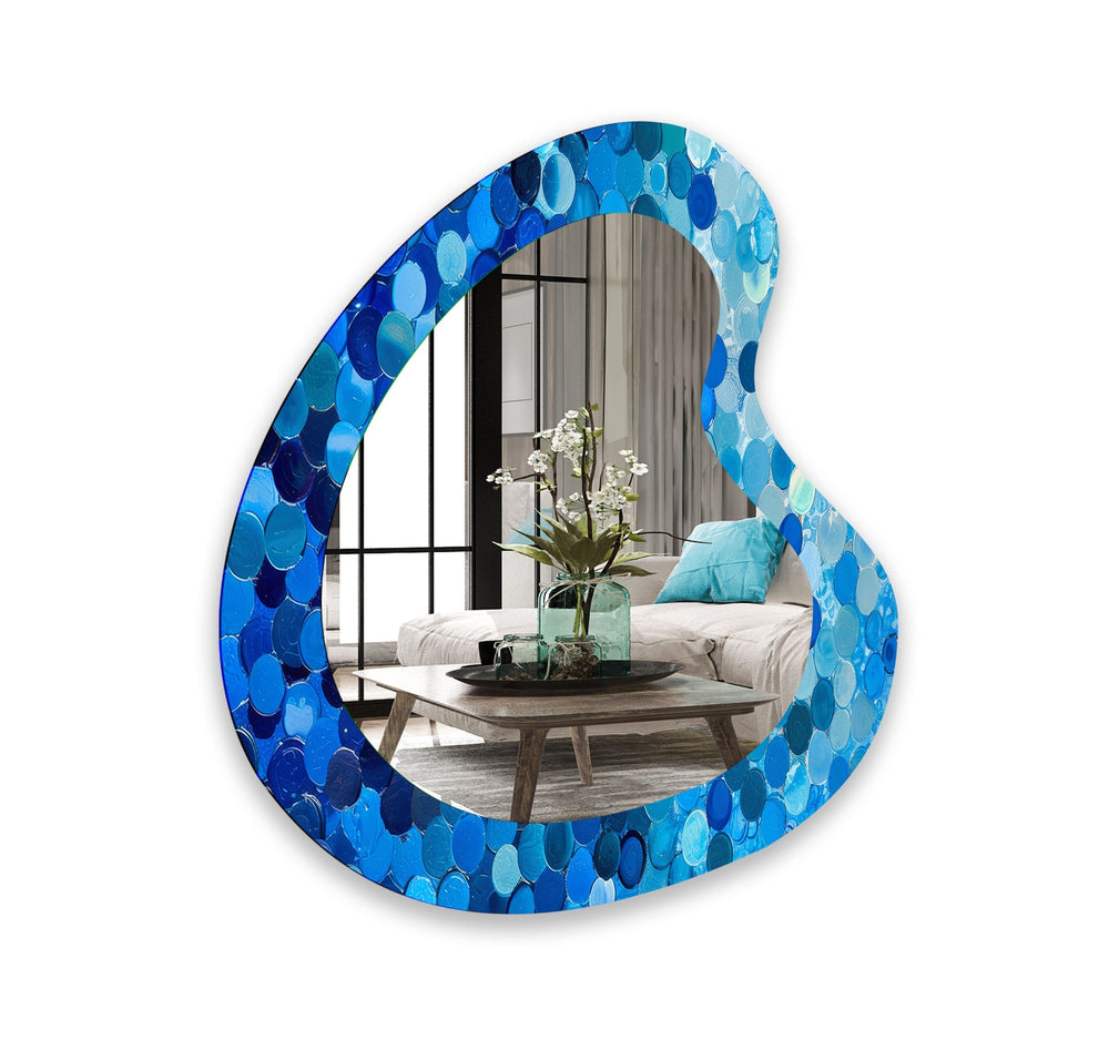 Mirrored wall art offering a creative and reflective statement for contemporary interiors
