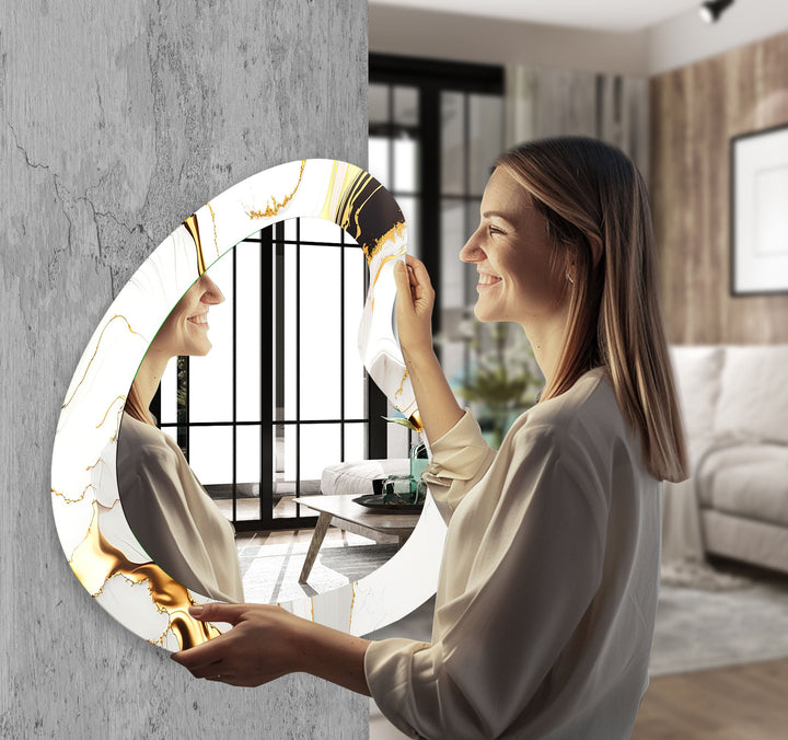 Mirror wall art showcasing intricate designs that enhance the sophistication of your walls
