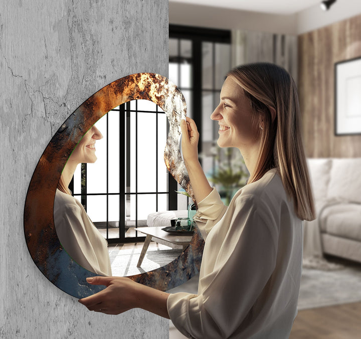 Stylish wall mirrors designed to reflect light and create depth in any room
