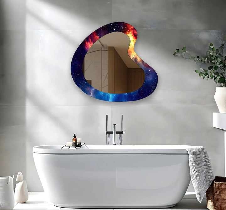 Mirror wall decor with bold designs that serve as a stunning focal point in any room
