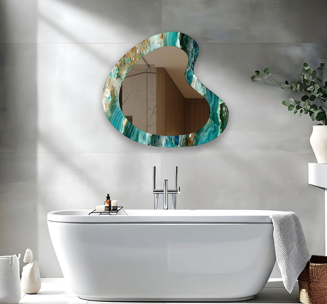 Decorative wall mirror with an ornate frame to add a touch of luxury to your decor
