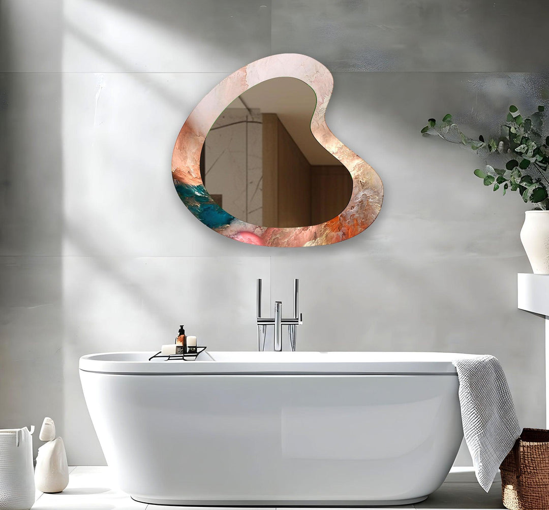 Mirror wall decor with bold designs that serve as a stunning focal point in any room
