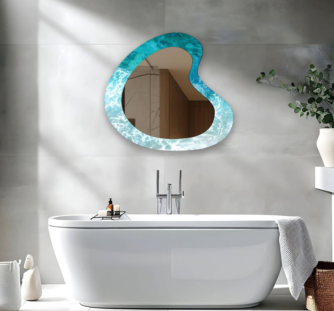 Decorative wall mirror with an ornate frame to add a touch of luxury to your decor
