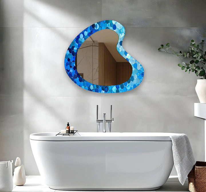 Decorative wall mirror perfect for adding a touch of modern elegance to your home
