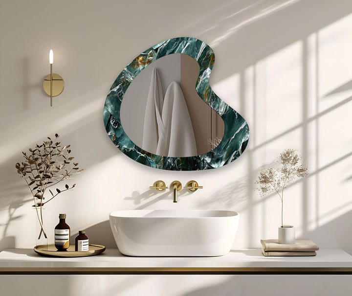 Mirror wall art featuring unique designs that blend functionality with artistic elegance
