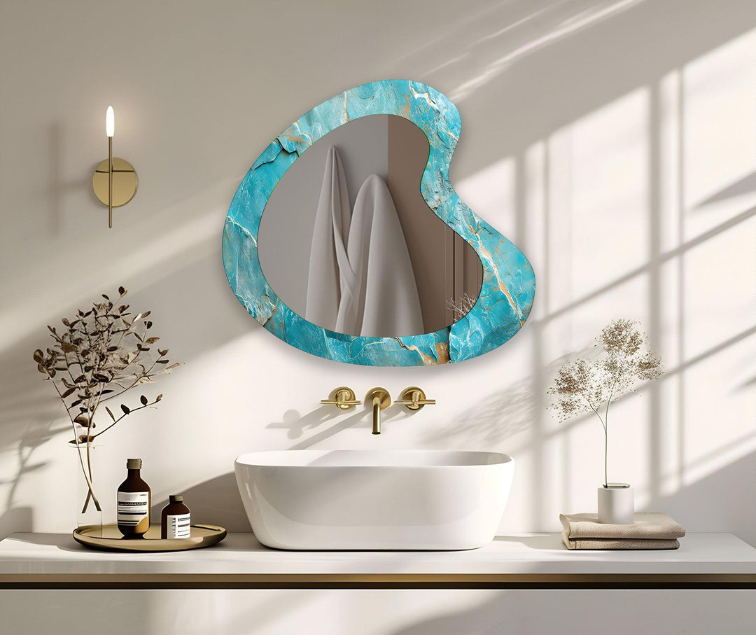 Decorative wall mirror with an ornate frame to add a touch of luxury to your decor

