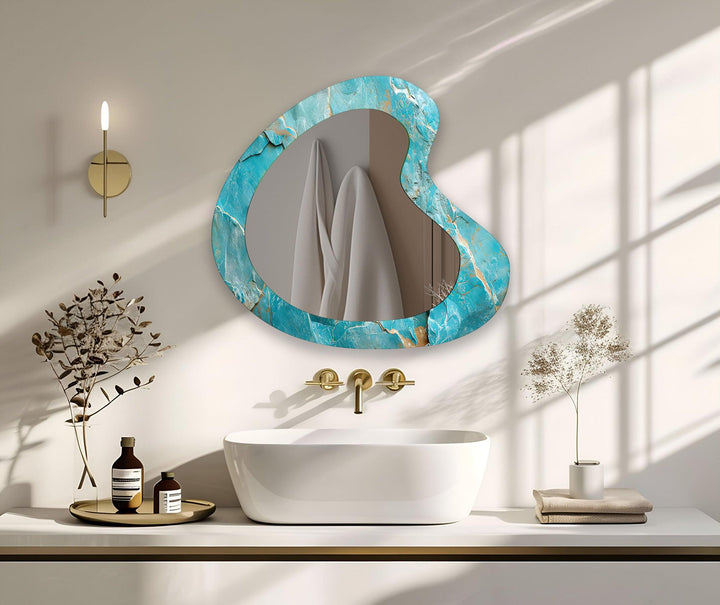 Decorative wall mirror with an ornate frame to add a touch of luxury to your decor
