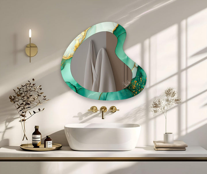 Stylish wall mirrors with ornate frames to create a luxurious and eye-catching feature
