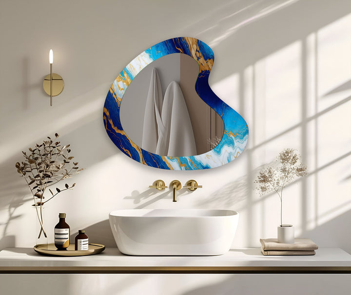 Mirrored wall art offering a creative and reflective statement for contemporary interiors

