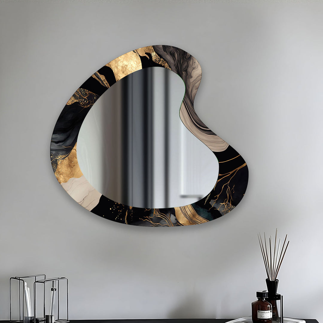 Stylish wall mirrors with bold and sleek frames to elevate the decor of any room
