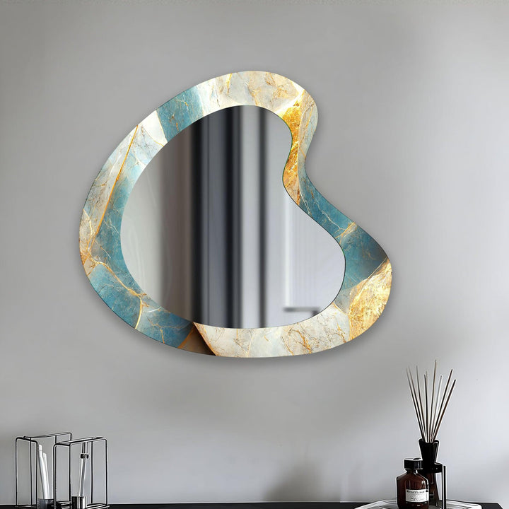 Decorative wall mirror with an ornate frame to add a touch of luxury to your decor
