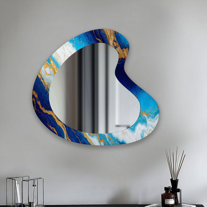 Decorative wall mirror perfect for adding a touch of modern elegance to your home
