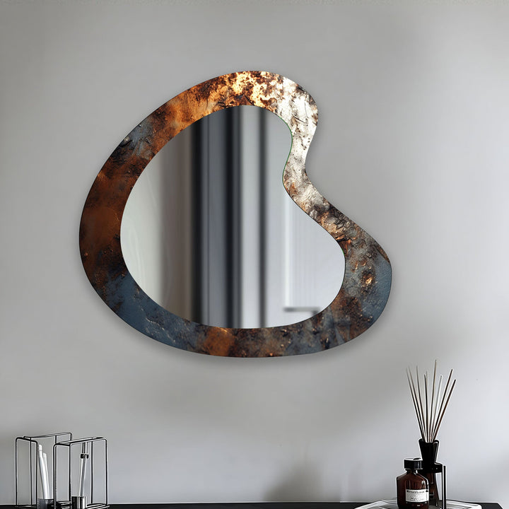 Mirror wall decor with bold designs that serve as a stunning focal point in any room

