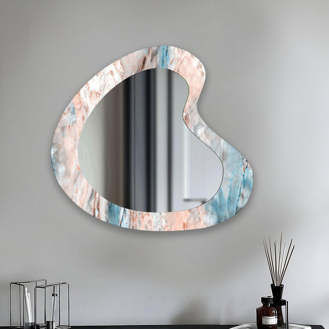 Mirror wall art featuring unique designs that blend functionality with artistic elegance
