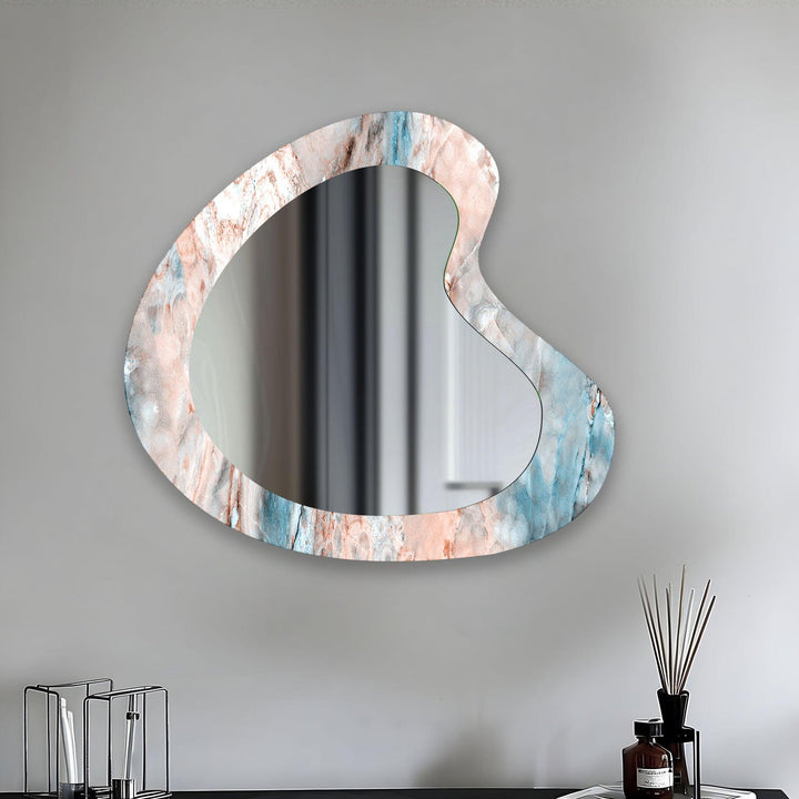 Mirror wall art featuring unique designs that blend functionality with artistic elegance
