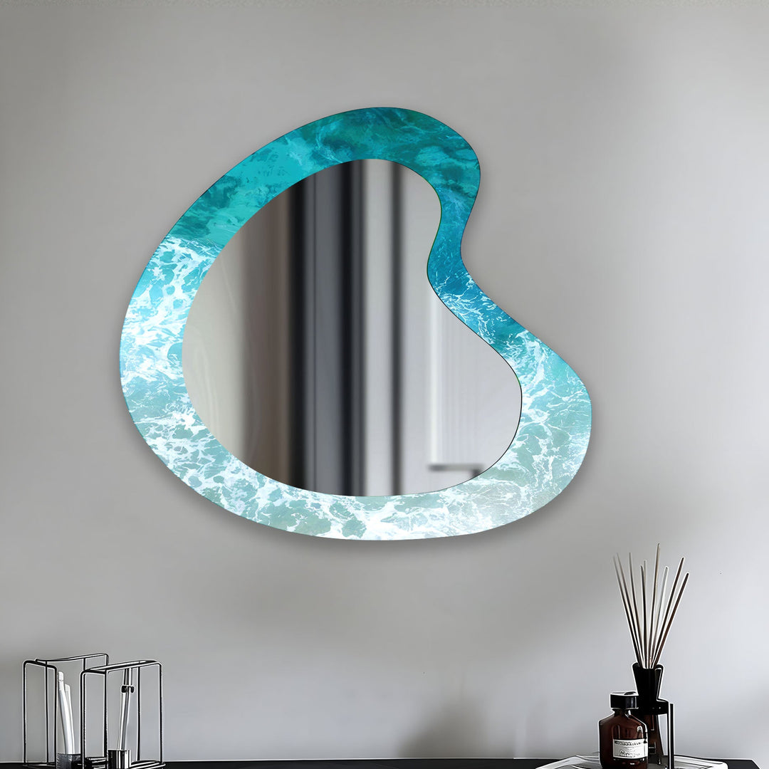 Mirrored wall art showcasing creative shapes and patterns to elevate your wall decor
