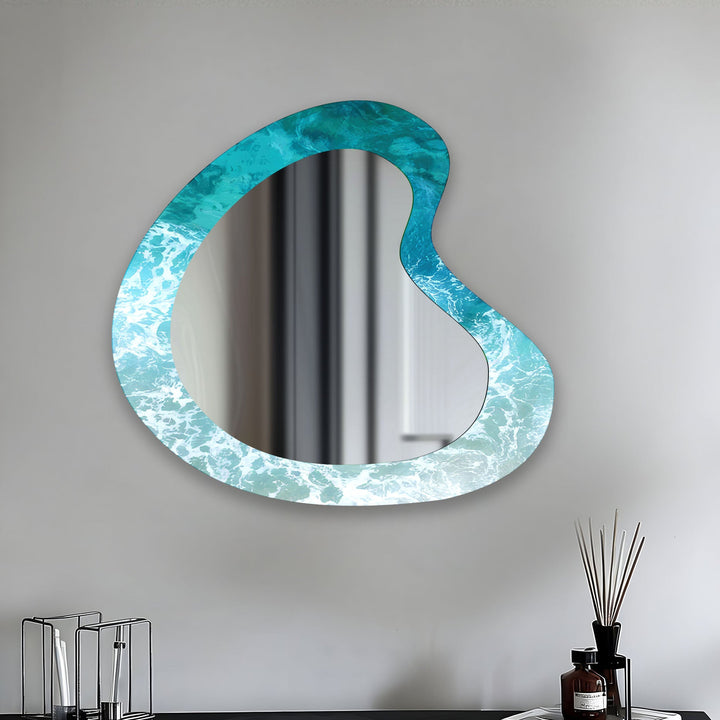 Mirrored wall art showcasing creative shapes and patterns to elevate your wall decor
