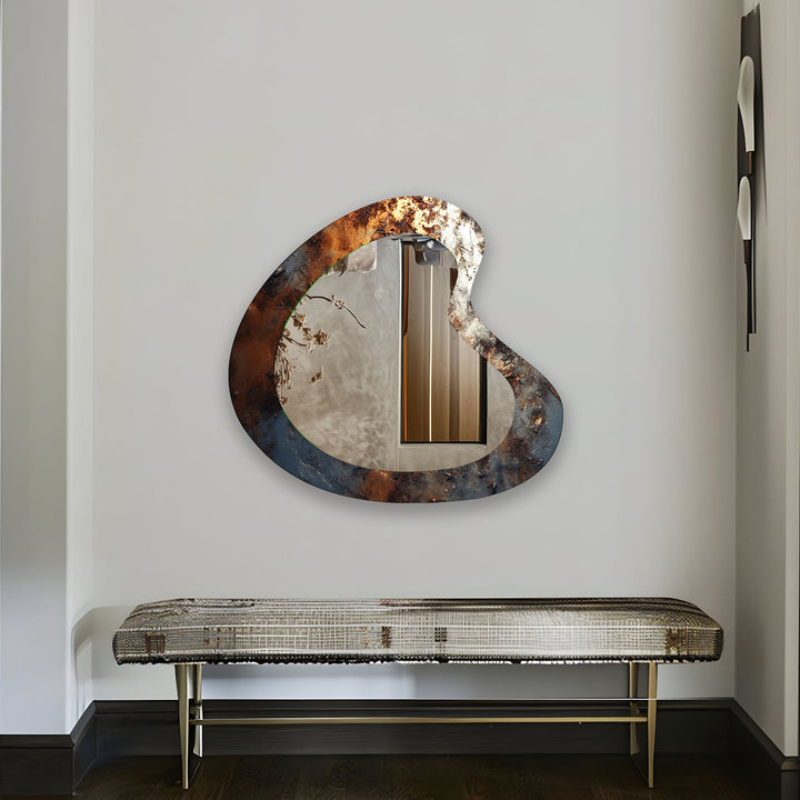 Mirrored wall art showcasing creative shapes and patterns to elevate your wall decor

