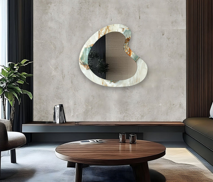 Mirrored wall art showcasing creative patterns and reflective designs for a contemporary touch
