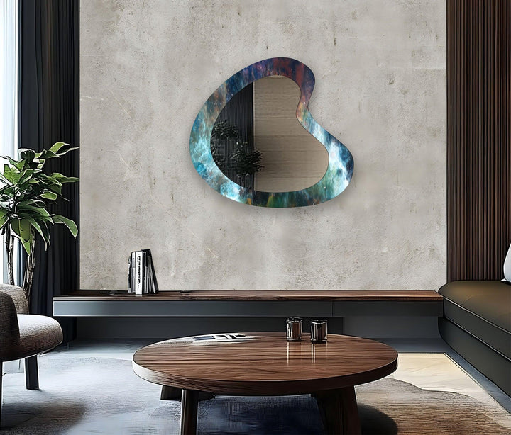 Stylish wall mirrors designed to reflect light and create depth in any room

