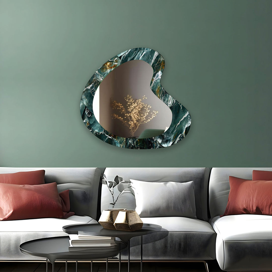 Decorative wall mirror blending timeless charm with contemporary style for versatile decor
