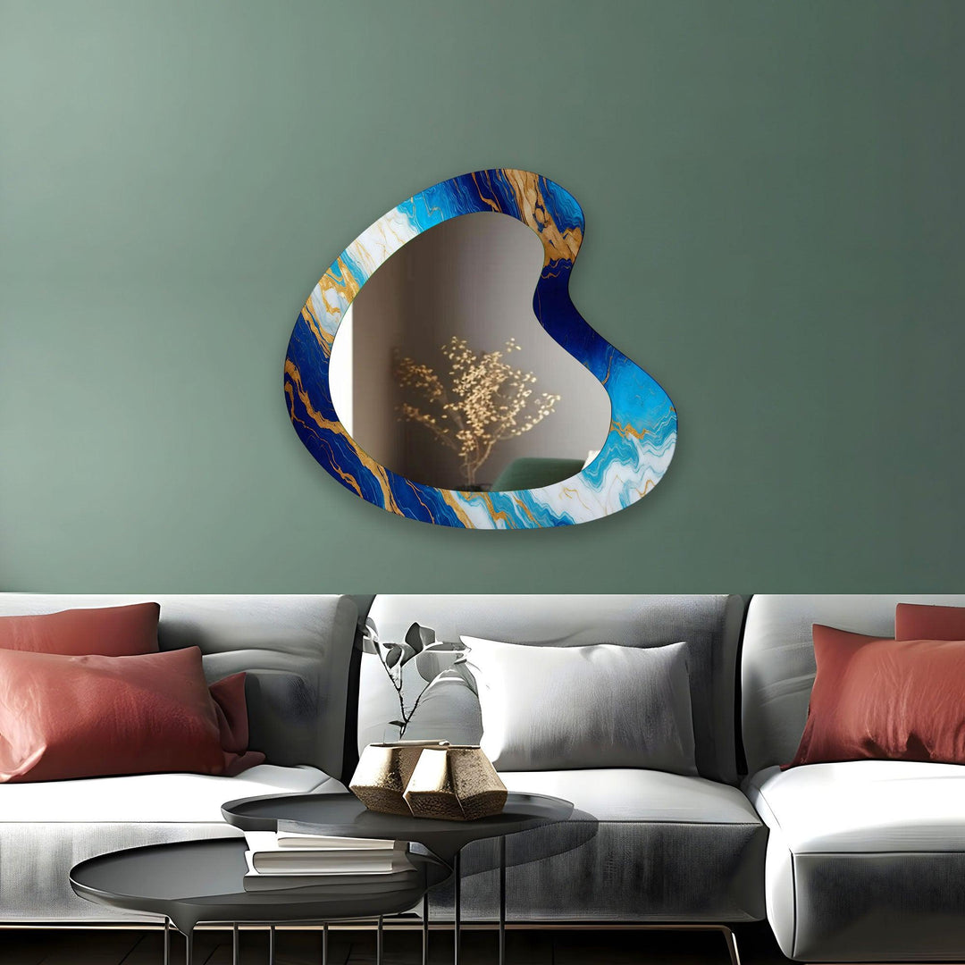 Stylish wall mirrors with bold and sleek frames to elevate the decor of any room
