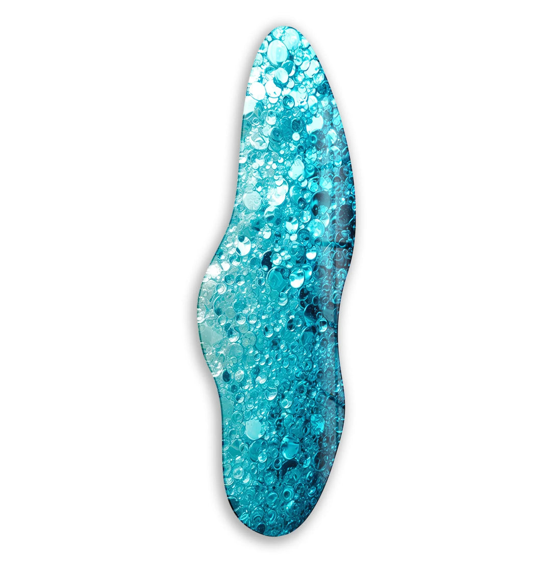 Irregular Asymmetrical Water Design Glass Wall Art glass pictures for Wall, glass prints wall art
