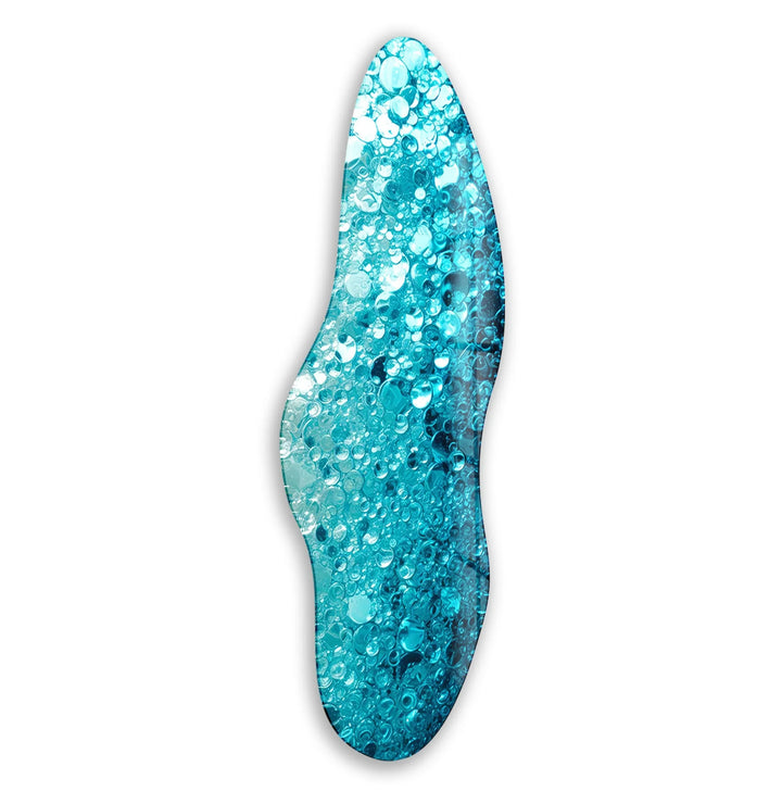 Irregular Asymmetrical Water Design Glass Wall Art glass pictures for Wall, glass prints wall art
