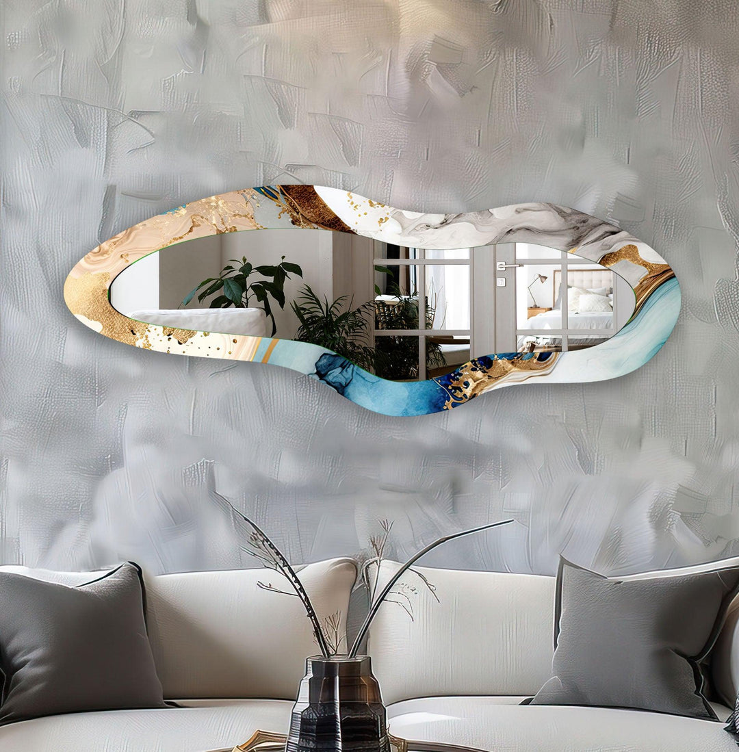 Stylish wall mirrors with bold and sleek frames to elevate the decor of any room
