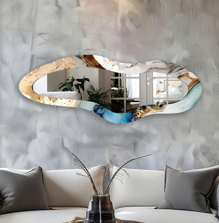 Stylish wall mirrors with bold and sleek frames to elevate the decor of any room
